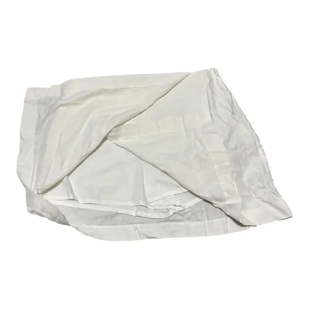 a new day White Linen Blend Skirt Size 12 NWT